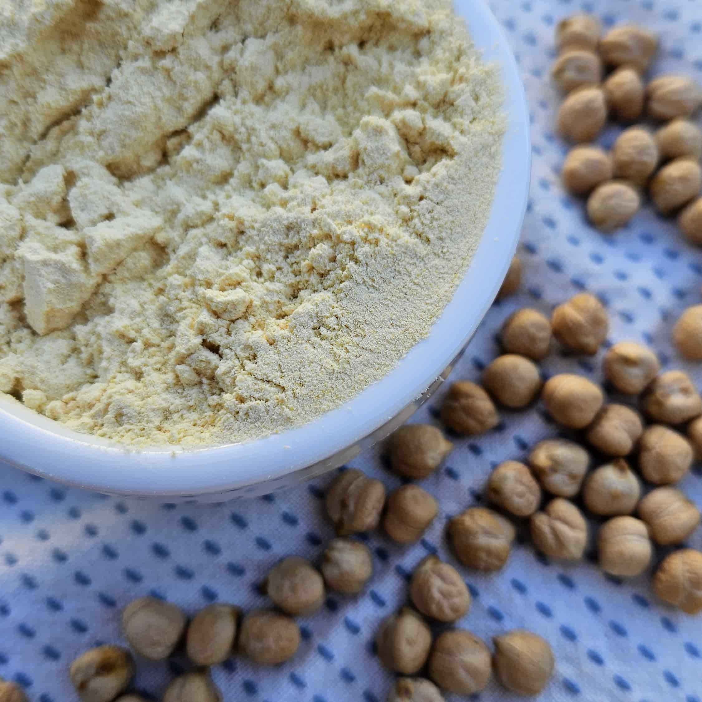 Chickpeas and chickpea flour