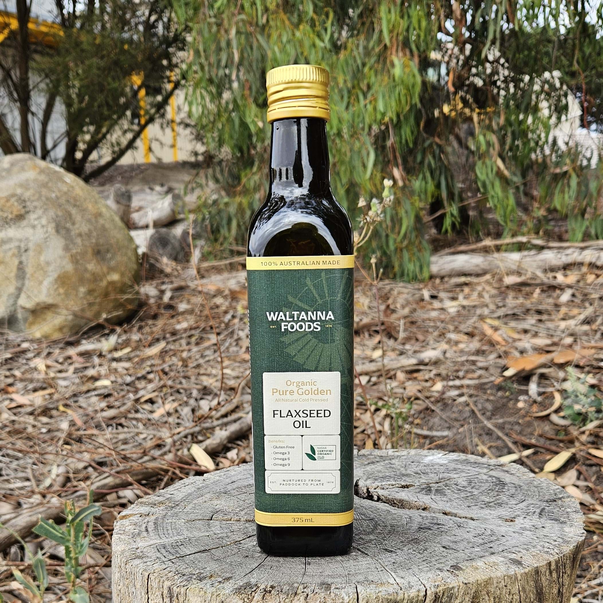 Australian Organic Golden Flaxseed Oil Waltanna Foods