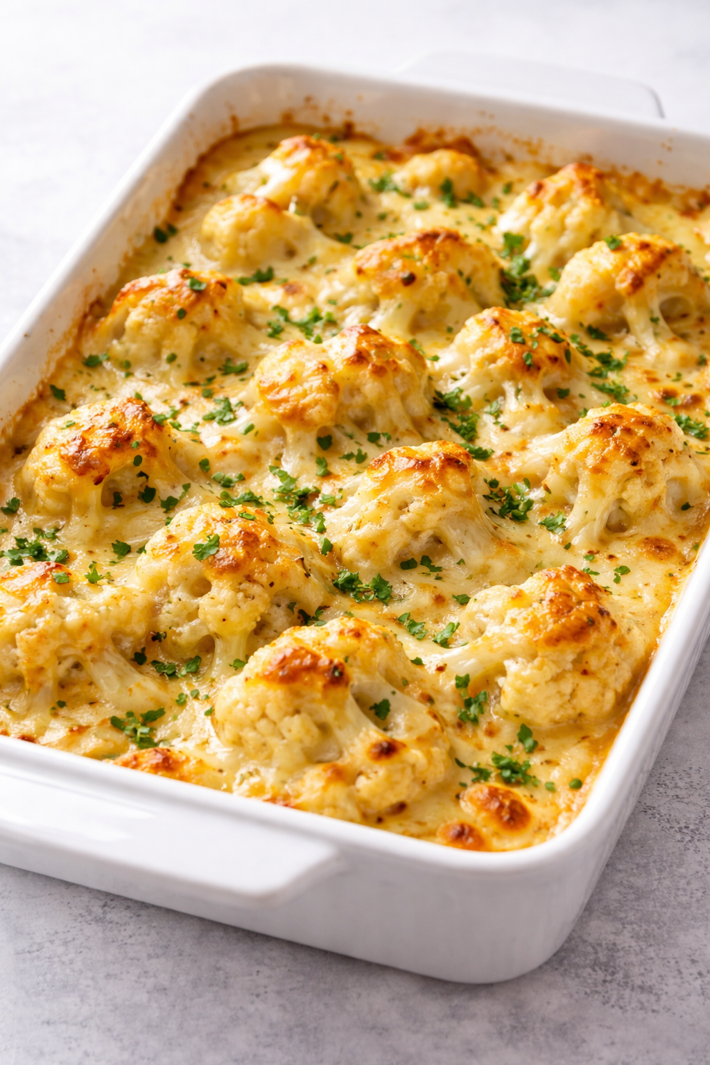 Cheesy Cauliflower Bake