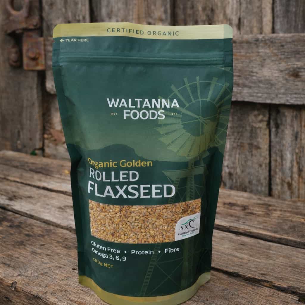 Organic Golden Rolled Flaxseed