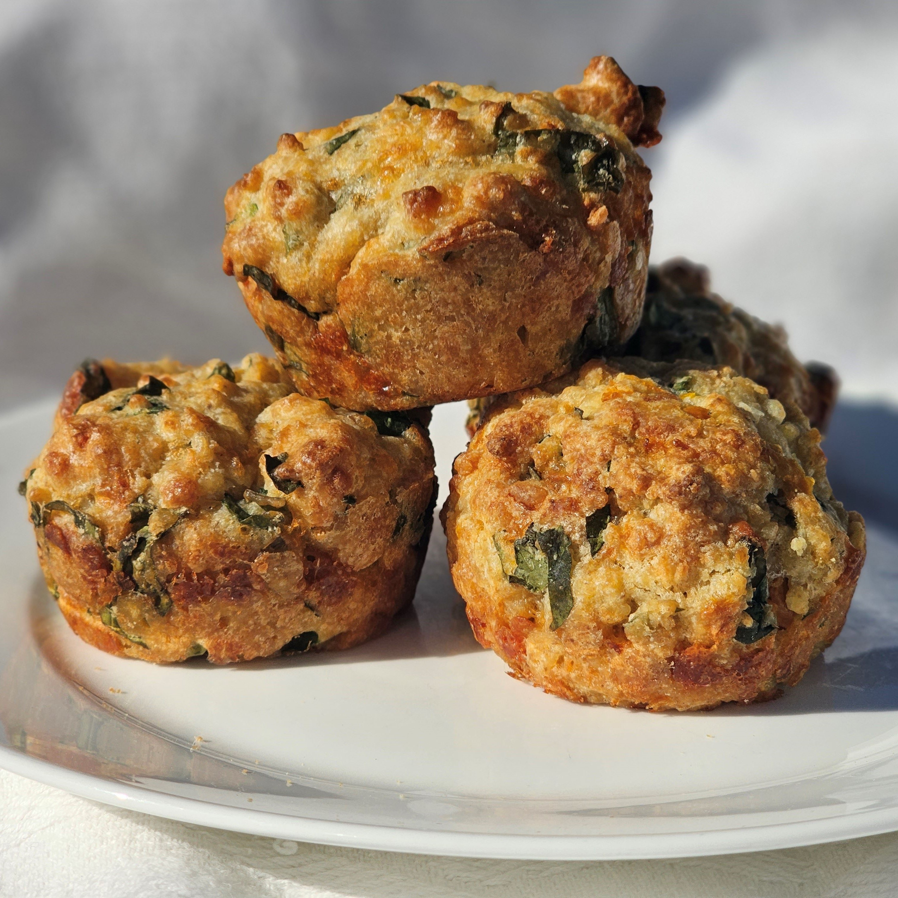 Gluten Free Spinach & Cheese Muffin Recipe